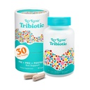 Daily Tribiotic Pills - Probiotics, Prebiotics, and Postbiotics to Feed Your Microbiome and Support Smooth Daily Digestion, Gut Health, Gut Lining Repair for Women and Men, 30 Capsules