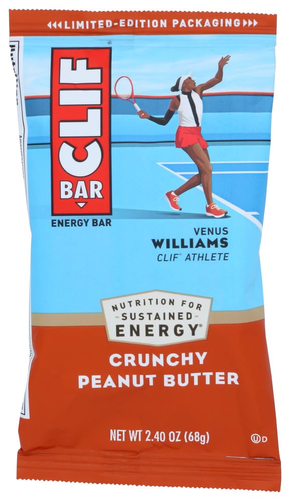 Clif Bar, 2.4 Ounce - Organic Crunchy Peanut Butter (8 Pack)