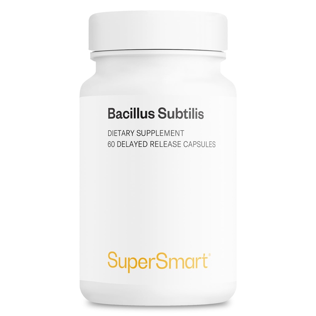 Supersmart - Bacillus Subtilis 3 Δισεκατομμύρια CFU ανά ημέρα (Υψηλή Ικανότητα) - Spore Probiotic Supplement 