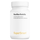Supersmart - Bacillus Subtilis 3 Billion CFU per Day (High Potency) - Spore Probiotic Supplement | Non-GMO & Gluten Free - 60 DR Capsules