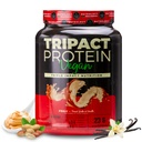 Nutrology TRIPACT Vegan Protein Pea, Rice & Pumpkin Protein, BCAAs & Glutamine Plant-based Meal Replacement Shakes for Mus Recovery & Immunity, Φυστικοβούτυρο & Βανίλια, 20 Services