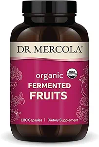 Dr. Mercola Organic Farmed Fruits, 30 Servings (180 Κάψουλες), Συμπλήρωμα Διατροφής, Υποστηρίζει την Ανοσολογική Υγεία, Μη ΓΤΟ, Πιστοποιημένο Organic USDA