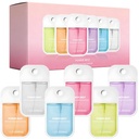6-Pack Hand Sanitizer Spary Travel Size Spray 1.5 FL OZ (45ML) Strawberry, Lavender, Vanilla, Pumpkin, Aloe Vera and Moisturizing.Moisturizing, No-Rinse, Family Pack