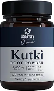 Kutki Root Powder 1000 mg 120 κάψουλες (Picorohiza Kurrooa) 60 ημέρες προσφοράς