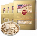 Zen Ginseng American Wisconsin Ginseng Slices, High Potency Ginsenoside, Improves Mood, Memory and Focus, Vegan, Non-GMO & Sugar-Free, 4 Oz (4-Pack)