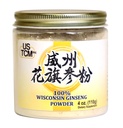 Wisconsin American Ginseng Powder 120 Mesh (4 oz)