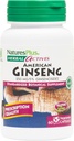 Natures Plus Herbal Actives American Ginseng - 250 mg, 5% Ginsenosides - 60 κάψουλες Vegan - Χωρίς γλουτένη - 60 Σερβιέτες