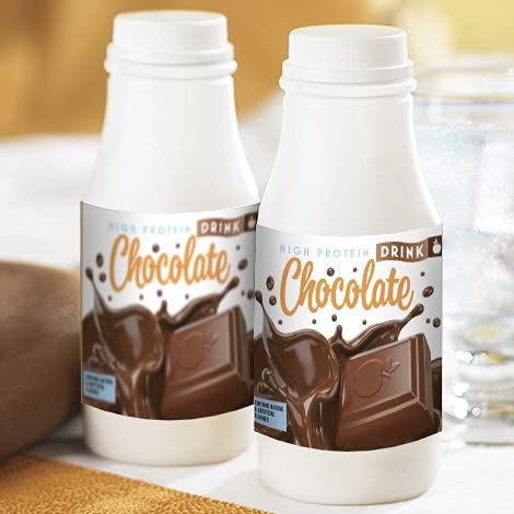 Nutmeg State Nutrition - Ready to Shake - Instant Drink Bottles, High Protein, Low Calorie, Low Carb Diet Beverage, Keto Friendly, Ideal Protein Compatible (Chocolate, 6 Bottles)