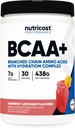 Nutricost BCAA + Hydration Powder (Raspberry Lemonade) 30 Σερβιέτες - Διακλαδισμένη αλυσίδα Αμινοξέα με Hydration Complex - Χωρίς γλουτένη, Μη ΓΤΟ