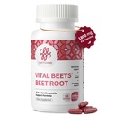 Vital Beets 1800mg Beet Root Capsules Nitric Oxide Support 90 Count | 8-in-1 Heart & Circulation Complex Heart Health Support Blood Pressure Wellness Healthy Circulation Daily Energy & Endurance