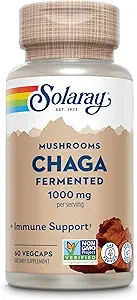 SOLARAY Fermented Chaga Mushroom 1000 mg 