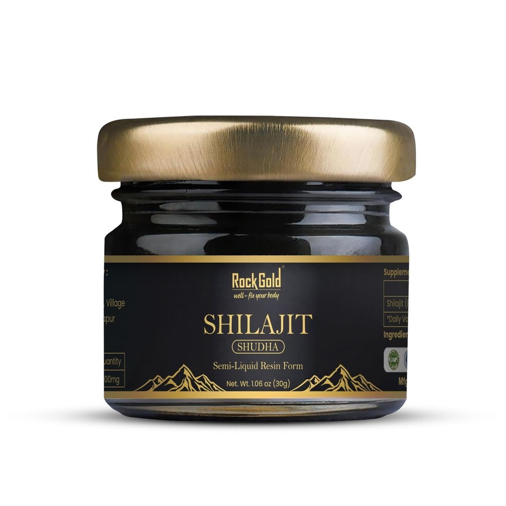 Shilajit Pure Himalayan Organic Resin - 900mg Gold Grade Shilajit Resin with Fulvic Acid & 85+ Trace Minerals Complex for Energy, Strength & Immunity, Shilajit for Men & Women