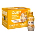 Quest Nutrition Salted Caramel Flavored High Protein Shake, 45g Protein, 2g Sugar, 2g Net Carbs, Ready to Drink, Gluten Free, 12 Count