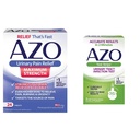 AZO Urinary Pain Relief Maximum Strength (24 Count) Urinary Tract Infection Urinary Tract Infection (UTI) Test Strips, Accurate Results in 2 Minutes, 3 Count