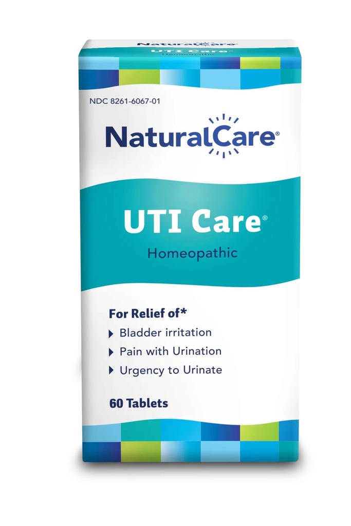 NaturalCare UTI Care Tablets - Fast-Acting Relief for Urinary Tract Infection, 60 Count