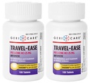GeriCare Meclizine HCI 25mg Antiemetic Travel-Ease Tablets, Prevents and Treats Motion Sickness, Nausea Relief, 100 Count (Pack of 2)