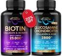 NUTRAHARMONY Biotin, Collagen, Keratin & Glucosamine Chondroitin Capsules