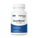 Fairhaven CountBoost για τους άνδρες Βέλτιστη Κόμη και όγκο συμπλήρωμα γονιμότητας αρσενικό - Προ-Σύλληψη Διατροφή για Αυτόν - με Ashwagandha, βιταμίνη C, και CoQ10-60 κάψουλες