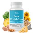 DR VITAMIN ΛΥΣΕΙΣ Οστών Υγεία Max - Advanced Calcium & Magnesium συμπλήρωμα με βιταμίνη D3, Bromelain & Ipriflavone - 60 δισκία για ισχυρότερη οστά & κοινή υποστήριξη