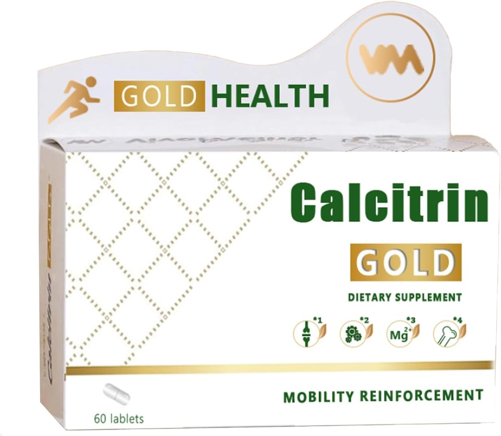 MXZ Calcitrin Gold Dietary Supplement for Mobility Reinforcement, 60 Tablets – Supports Joint Health, Bone Strength & Active Lifestyle (1PC)