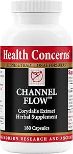 Υγεία Ανησυχίες Ροή Καναλιών – Μυϊκή χαλάρωση & Πόνος συμπλήρωμα υποστήριξης για άνδρες & γυναίκες – Corydalis Root Extract – κινέζικη φυτική φόρμουλα για τους πονοκεφάλους, κοινή & εμμηνόρροια ανησυχία – 180 κάψουλες