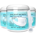 Ancient Secrets Nasal Cleansing Salt, Non-Iodized, 3-Pack – USP-Grade Sodium Chloride for Any Neti Pot, Sinus Irrigation System, 10 Oz Ea
