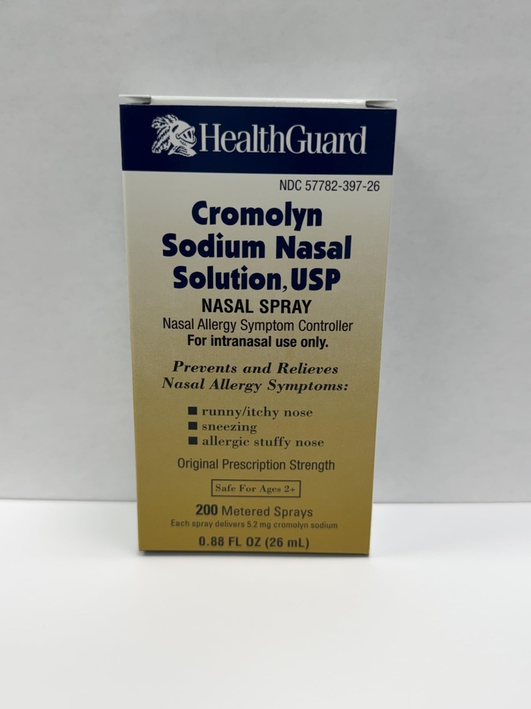 Healthguard Cromolyn Sodium Nasal Solution - .88 oz, Pack of 4