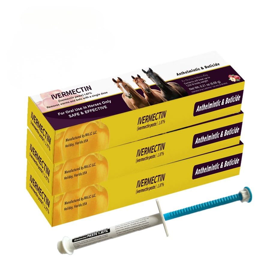 Paste for Horse Use Only, 1.87%-3 Pack (6.08g Each)