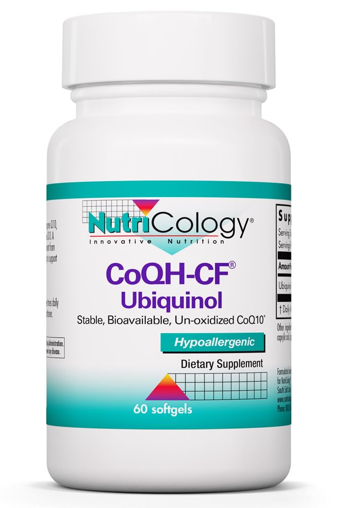 Allergy Research Group CoQH-CF Ubiquinol 60 ct