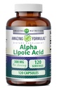 Amazing Formulas Alpha Lipoic Acid 300 Mg Capsules Supplement | Non-GMO | Gluten Free | Made in USA (120)