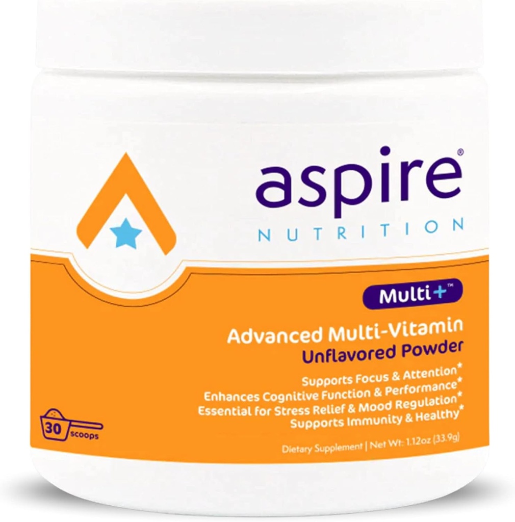 Aspire Multi+TM Advanced Multivitamin for Kids, Men & Women (άγευστη σκόνη)