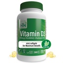 Υγεία Θρου Διατροφή Βιταμίνη D3 10.000iu 360 Mini Softgels για την μέγιστη παροχή Έτος  Βαθμός Βιολογικής Υποστήριξης Υγείας EVOO
