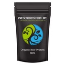 Prescribed For Life Organic Rice Protein Powder | Non GMO Whole Grain Brown Rice Protein Concentrate Powder - 80% Protein (2kg / 4.4lb)
