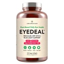 AMANDEAN EYEDEAL® Eye Vitamins with Lutein & Zeaxanthin - Vegan Algal Omega-3 DHA EPA Eye Health Supplement, Daily Vision Support for Adults, 10mg Lutein, 2mg Zeaxanthin, 300mg DHA, 120 Softgels