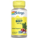 SOLARAY Fermented Beet Root Extract from Organic Beets - Κάψουλες ρίζας τεύτλων Χρησιμοποιείται παραδοσιακά για την ενέργεια, την αντοχή, τη ροή του αίματος, την υποστήριξη της υγείας της καρδιάς - Vegan, μη ΓΤΟ, εγγύηση 60 ημερών, 100 VegCaps