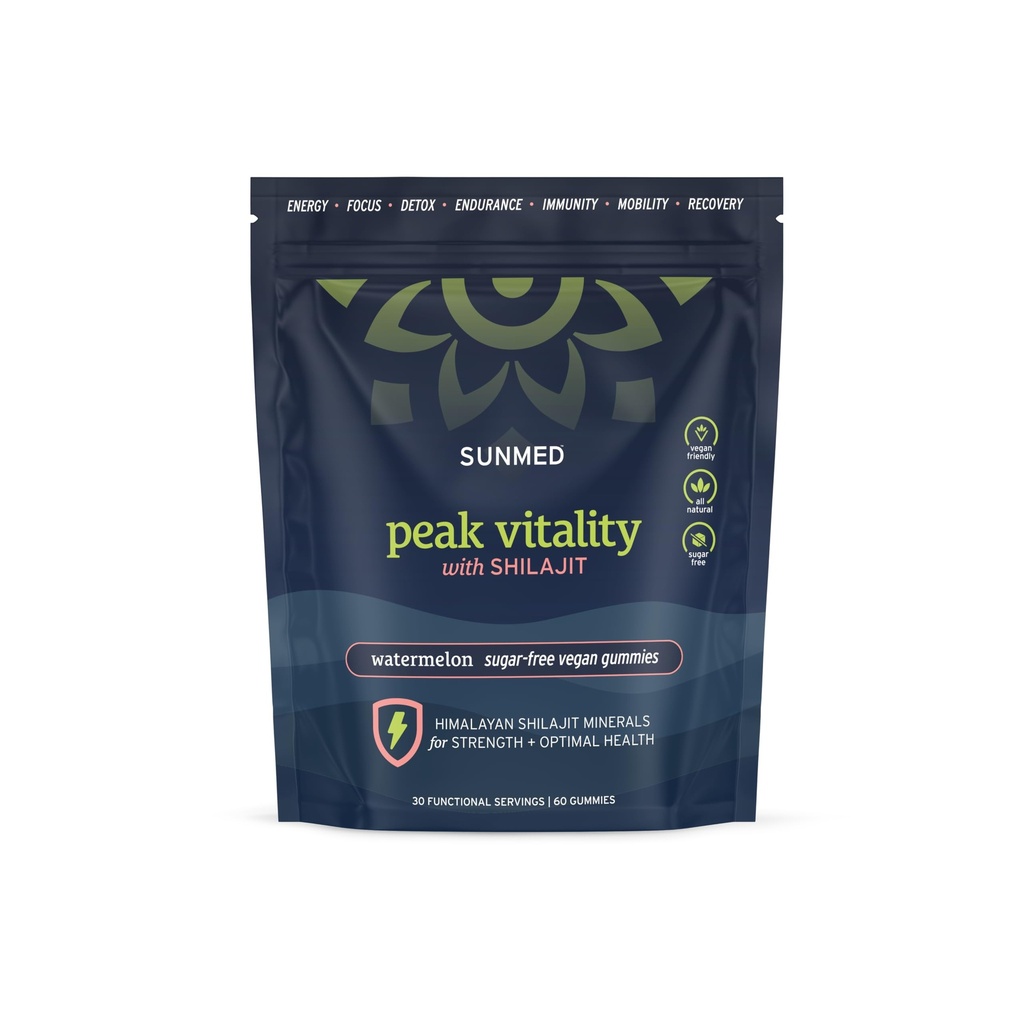 Κορυφή ζωτικότητα Shilajit Gummies Ιμαλαΐων για τη δύναμη, την ενέργεια και την βέλτιστη υγεία – Χωρίς ζάχαρη, Vegan, όλα τα φυσικά – Γνωστική εστίαση, ανάκτηση, ανοσία – Watermelon Flavor, 60ct