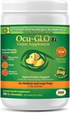 Ocu-GLO Cat & Dog for Eye Support - Chewable Vision Supplement for Large and Small Pets Care with Lutein, Omega-3 λιπαρά οξέα, εκχύλισμα σπόρων σταφυλιών & αντιοξειδωτικά 30 XL μασώμενα