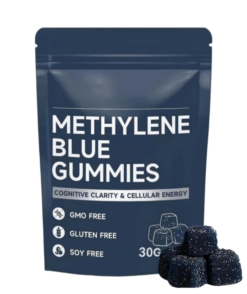 Methylene Blue Gummies Long-Lasting Energy for Men 30 Gummies