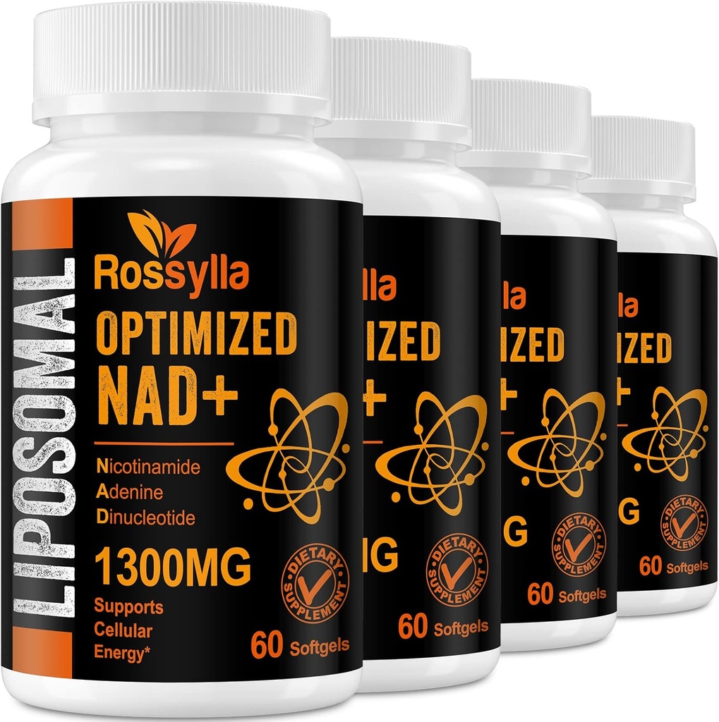 1300 MG Liposomal NAD+ συμπλήρωμα  Ευπροσάρμοστη ώθηση NAD+ Συμπλήρωμα για γήρανση Defese, Cellular Energy, Longevity 