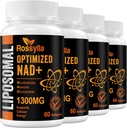 1300 MG Liposomal NAD+ συμπλήρωμα  Ευπροσάρμοστη ώθηση NAD+ Συμπλήρωμα για γήρανση Defese, Cellular Energy, Longevity 