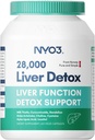 NYO3 Γαϊδουράγκαθο 200mg Γάλα Detox συμπλήρωμα με Dandelion Root & Artichoke Extract 