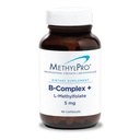 MethylPro B- Complex + L- Methylfolate 5 mg - Methylated Vitamin B Complex για γυναίκες και άνδρες, Cellular Energy Support with Folate, Niacin and Biotin, VIT B Supplement - 90 Vegan Capsles