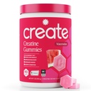 Create Creatine Monohydrate Gummies for Men & Women - Boost Focus, Strength, and Endurance, Anti-Melting Formula, Vegan, Gluten-free, Non-GMO, 1,5 Gram Creatine per Gummy (Watermelon, 90 ct)
