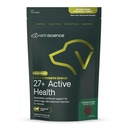VetriScience Extra Strength Senior 27+ Active Health Chews, Golden Years Daily Multivitamin for Senior Dogs, Balanced Vitamins, Minerals, and Omega-3s, Aging and Wellness Support, Chicken, 60 Count