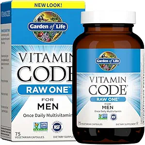 Garden of Life Vitamin Code Women's and Men's Multivitamins Bundle, 120+75 Capsules