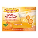 Emergen-C 1000mg Βιταμίνη C Ανοσοποιητική υποστήριξη σε σκόνη Tangerine 30CT περιλαμβάνει ψευδάργυρο, Μαγγάνιο, 7 Β Βιταμίνες και ηλεκτρολύτες για Back to School Essentials
