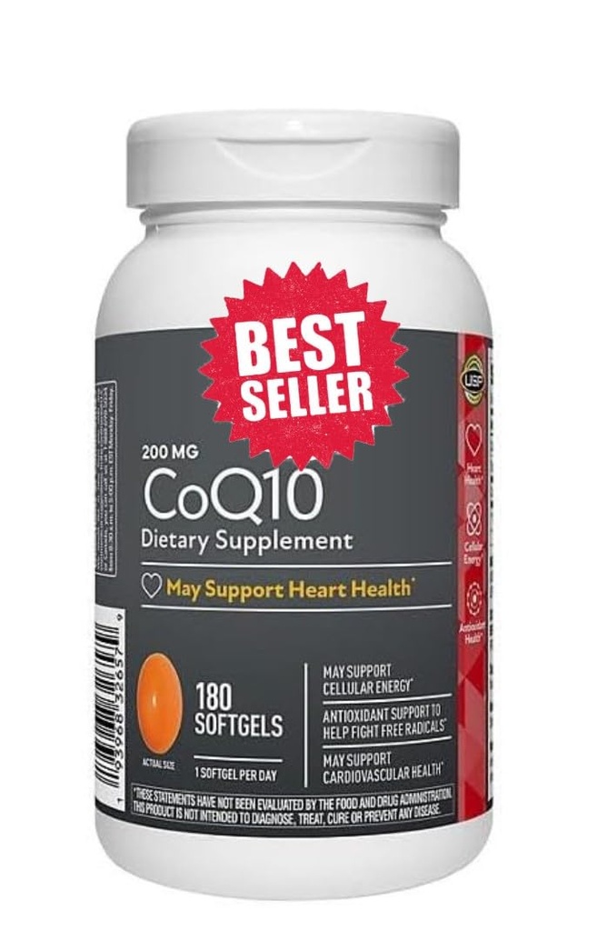 MM CoQ10 200 mg. (180 Count.)