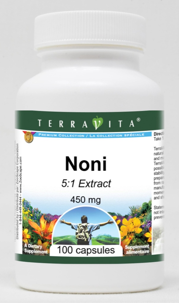 Noni 5:1-450 mg (100 Capsules, ZIN: 520937)