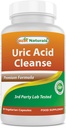 Best Naturals Uric Acid Cleanse Βιταμίνες για άνδρες και γυναίκες - 90 κάψουλες Veggie (90 Count (Pack of 1))