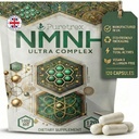 NMNH Ultra Complex 1000mg, NMNH Supplement with Trans-Resveratrol, Quercetin, CoQ10, ALA, TMG, Pterostilbene, Fisetin & BioPerine, 120 Vegan Capsules, Made in UK